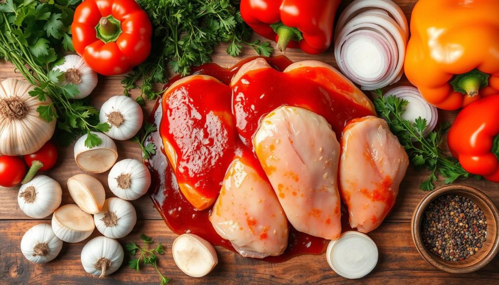 Air Fryer BBQ Chicken Ingredients