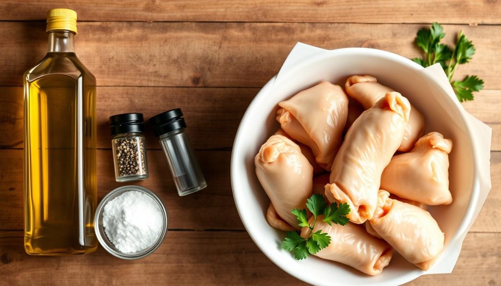 Air Fryer Frozen Chicken Wings Ingredients