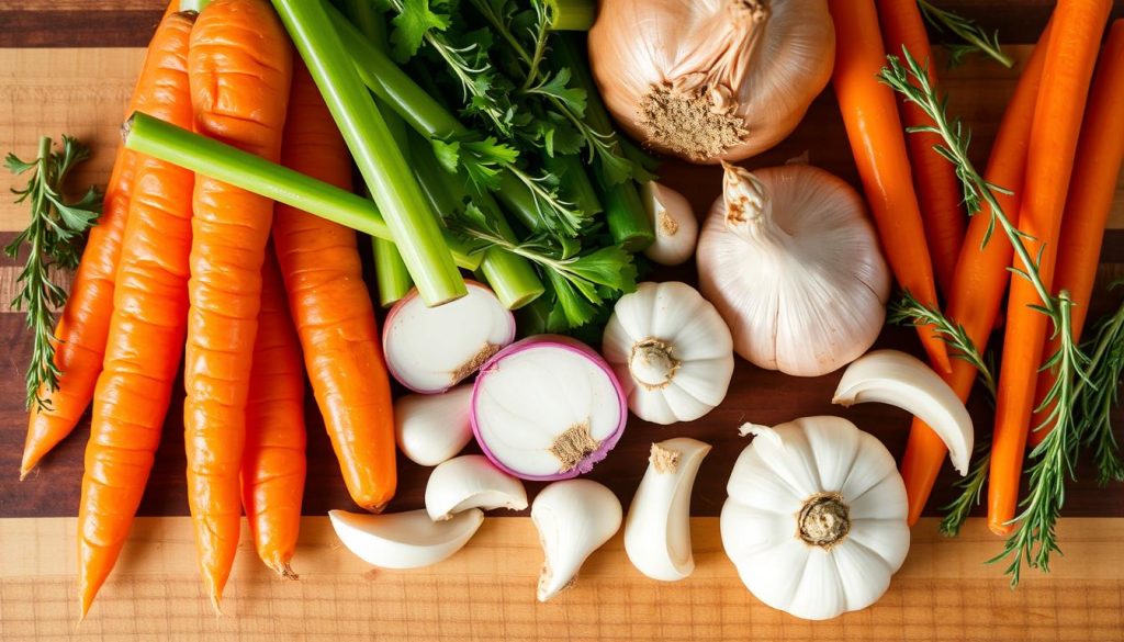 Aromatic Vegetables for Chicken Broth