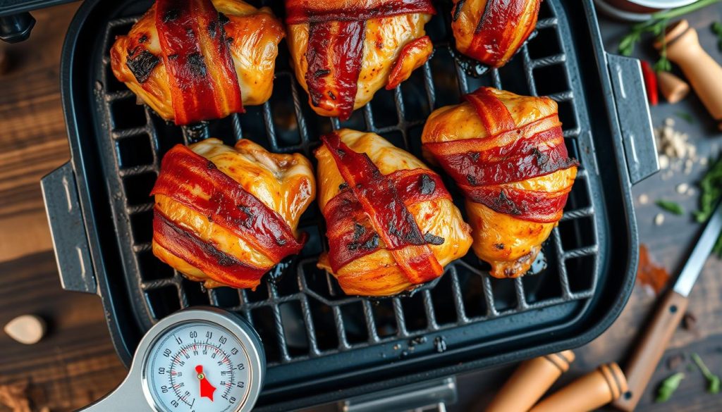 Bacon Wrapped Chicken Thighs Cooking Temperatures