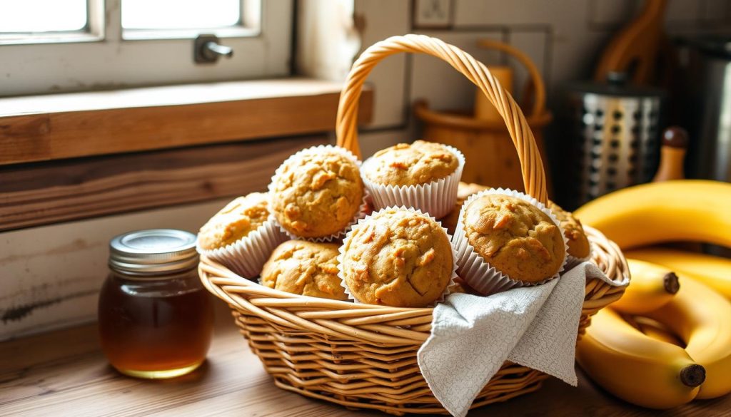 Banana Bread Mini Muffins Storage