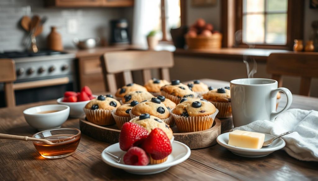 Blueberry Breakfast Muffins Serving Ideas