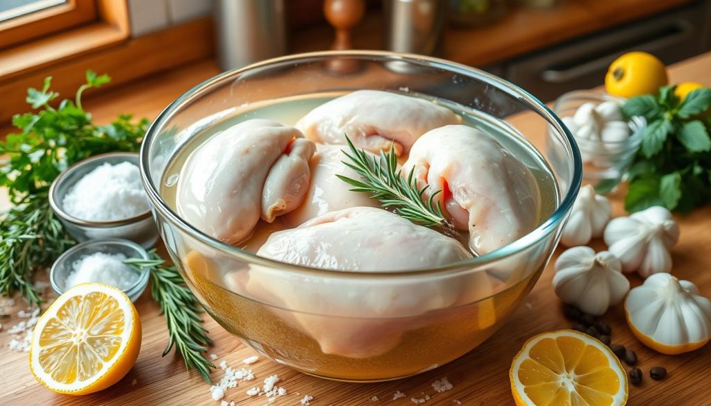 Brined Chicken Thighs Preparation