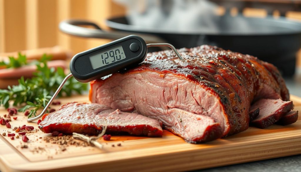 Brisket Temperature Monitoring