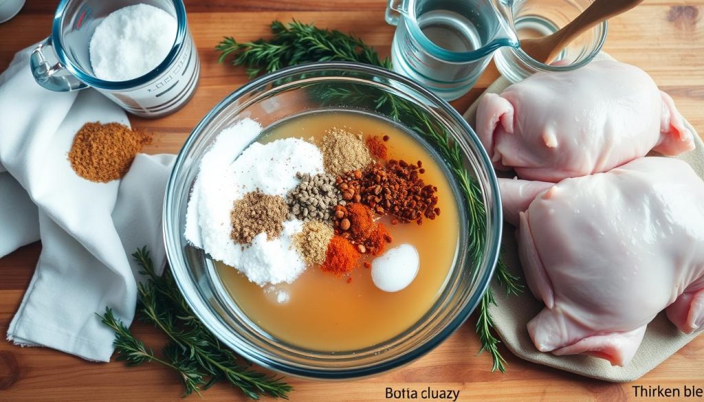 Chicken Brine Preparation