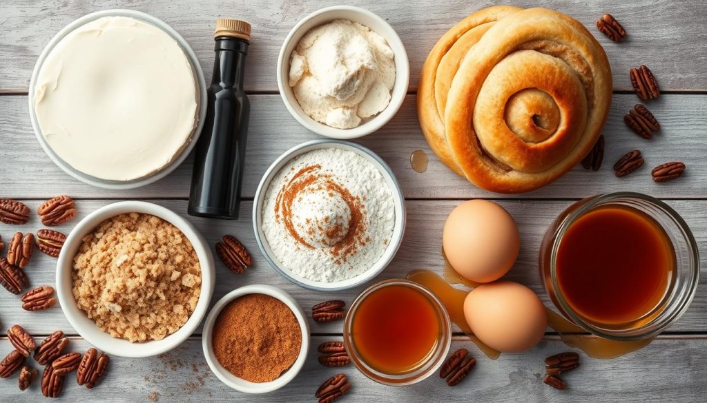 Cinnamon Roll Cheesecake Ingredients