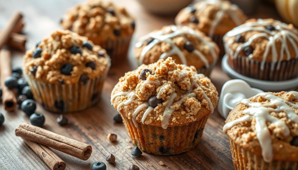 Cinnamon Streusel Muffins Variations