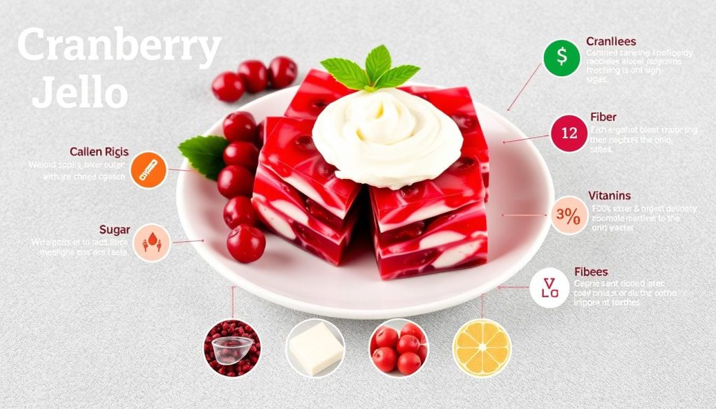 Cranberry Jello Salad nutritional information