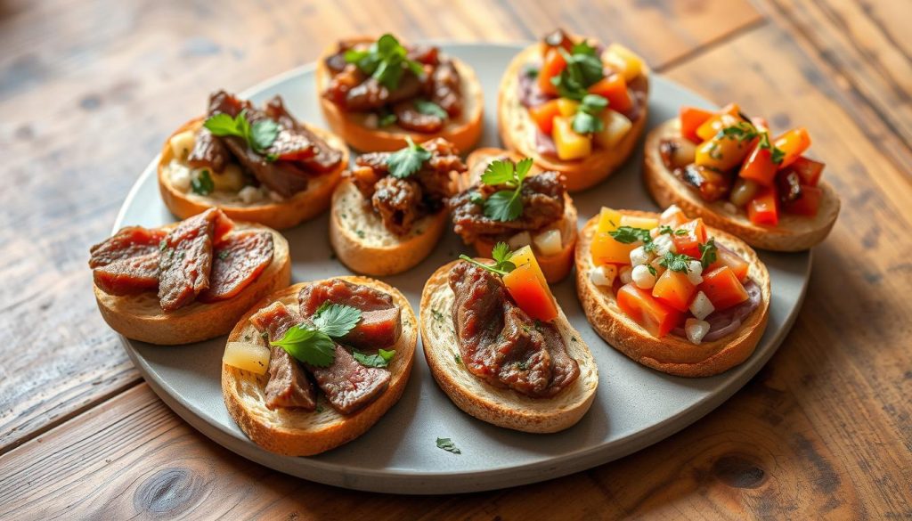 Crostini appetizer