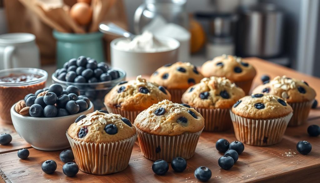 Dietary Adaptations for Almond Flour Blueberry Muffins