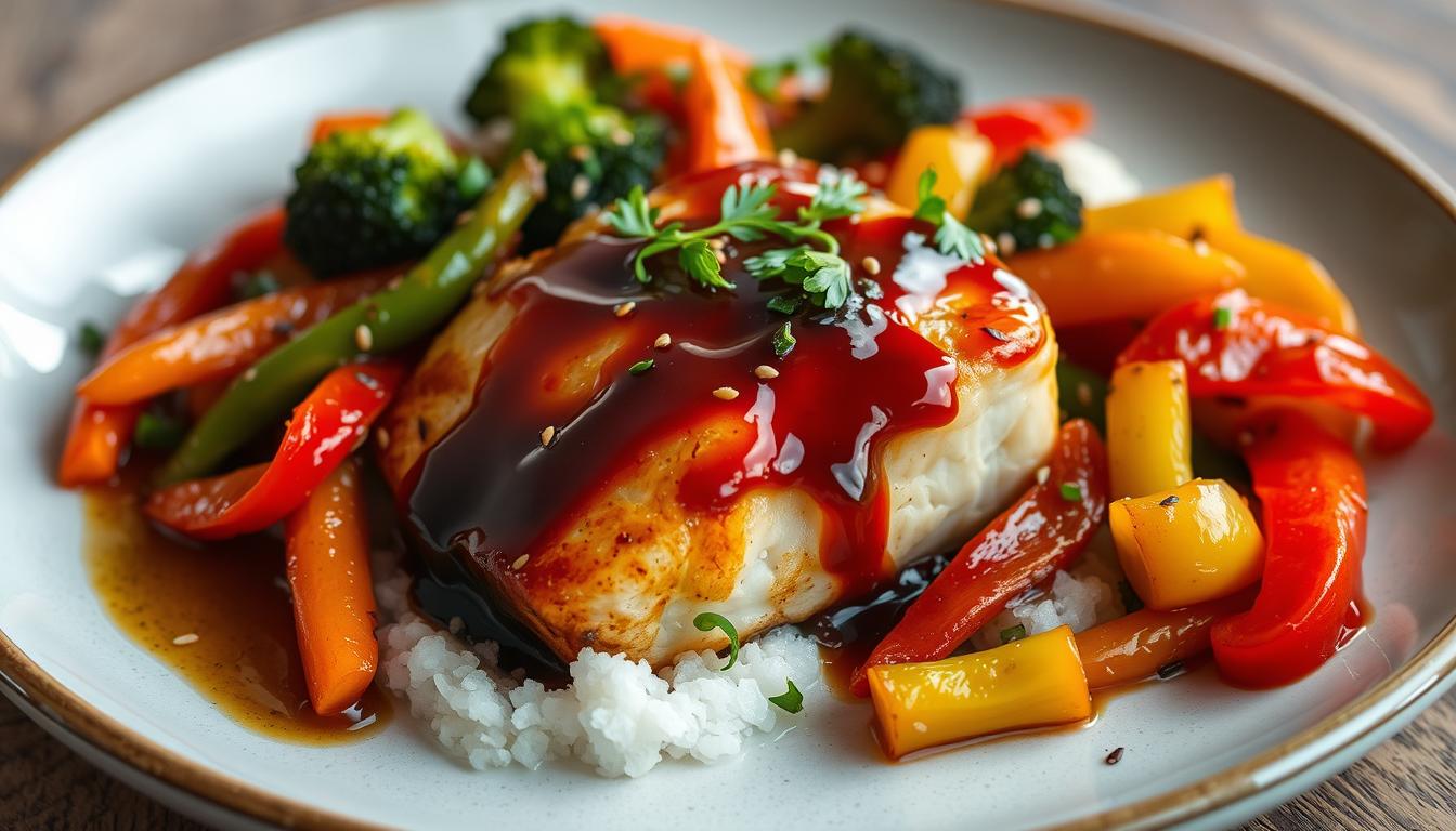 Ginger Soy-Glazed Cod