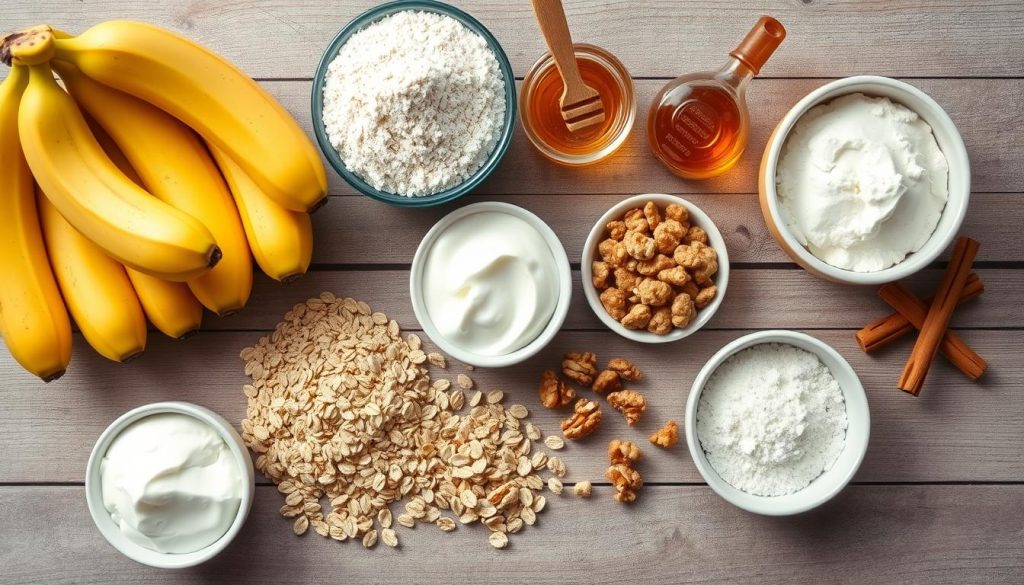 Healthy Banana Muffins Ingredients