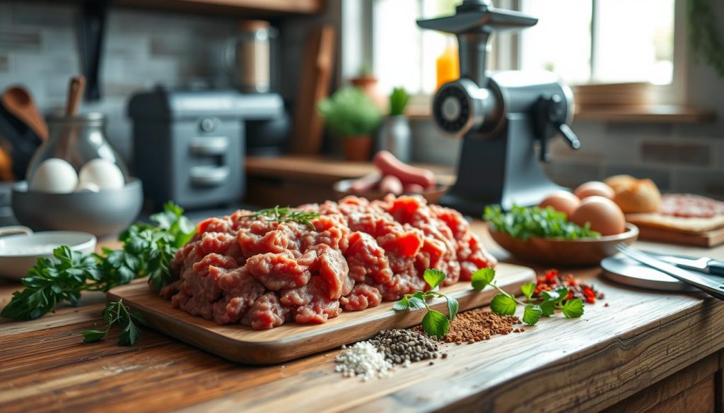 Homemade Breakfast Sausage Preparation