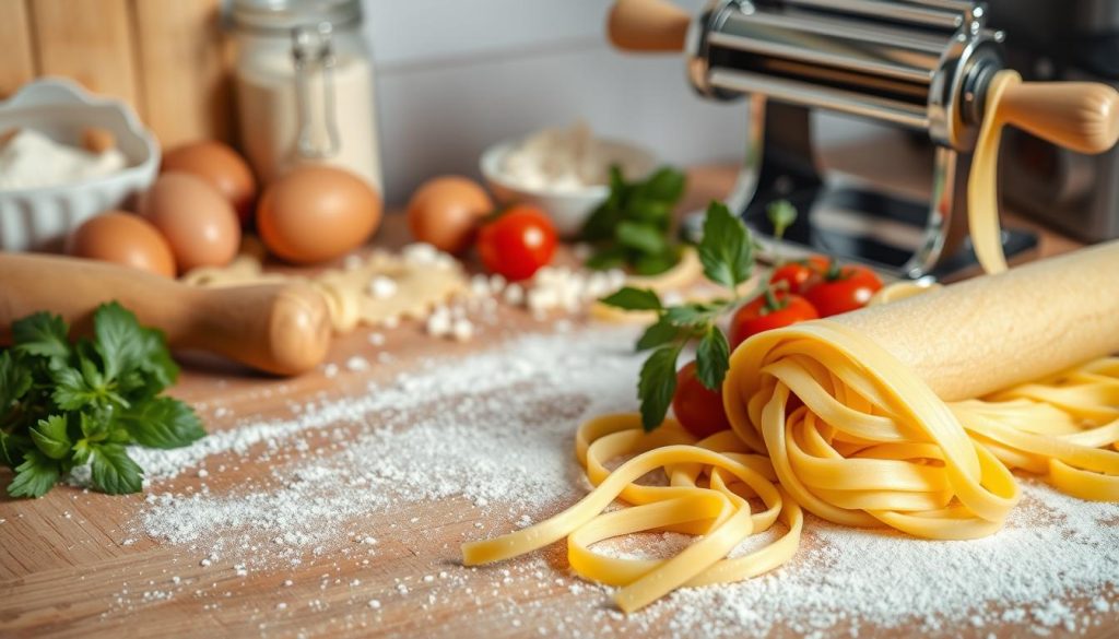 Homemade Pasta Making Process