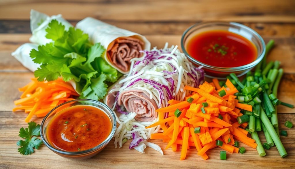 Ingredients for Irish Egg Rolls