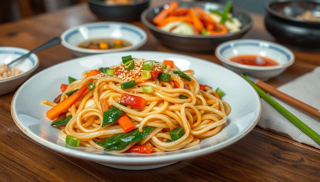 Japchae dish