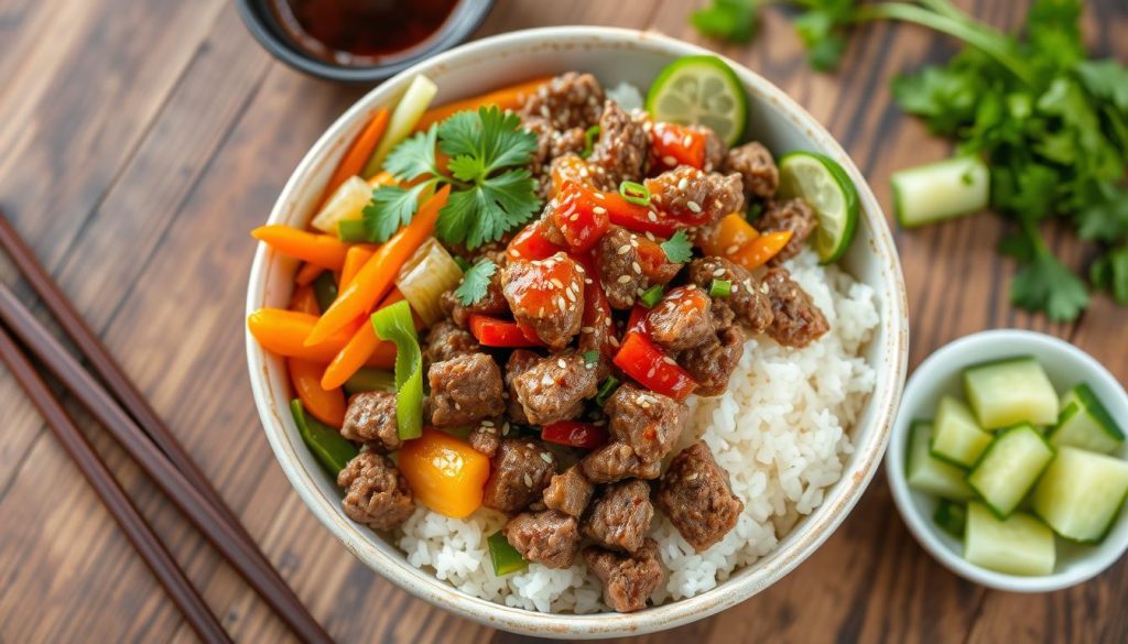 Korean Ground Beef Bowl