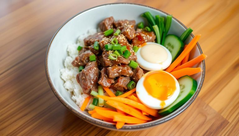 Korean Ground Beef Bowl recipe