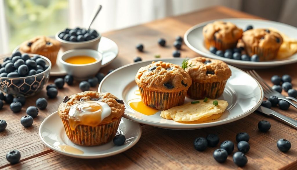 Low-Carb Breakfast Muffins with Sides