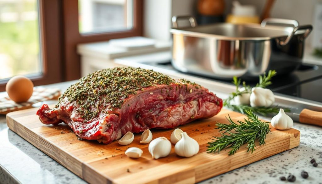 Oven-Roasted Prime Rib Preparation