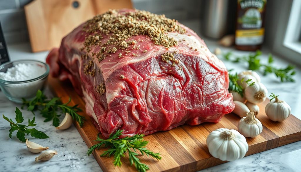 Prime Rib Cooking Preparation