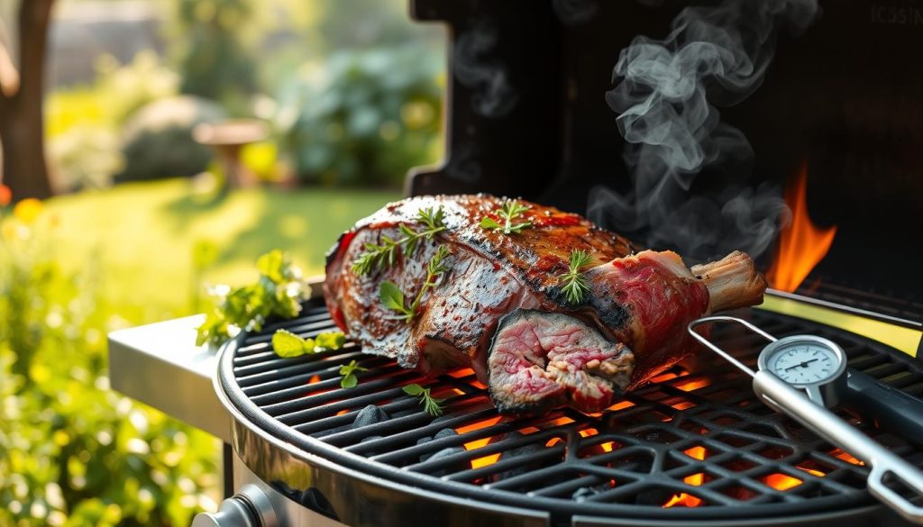 Prime Rib Grill Preparation