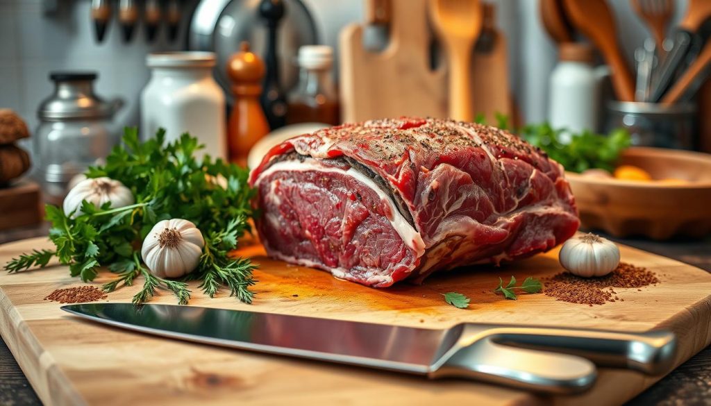 Prime Rib Roast Preparation