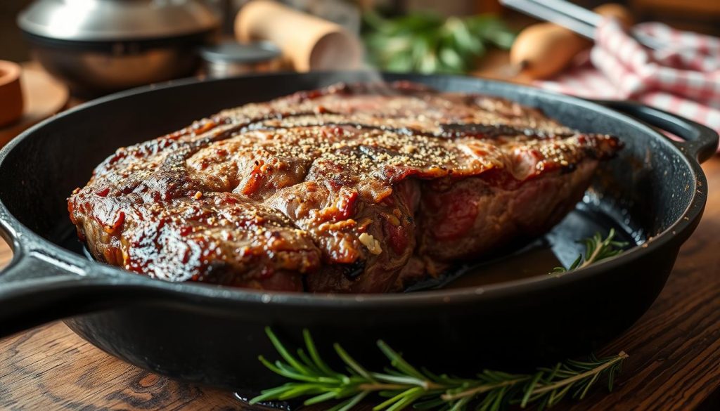 Searing Beef Chuck Roast Technique