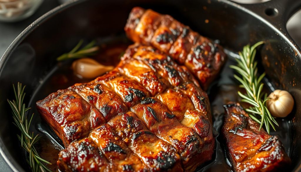 Searing Sous Vide Beef Ribs