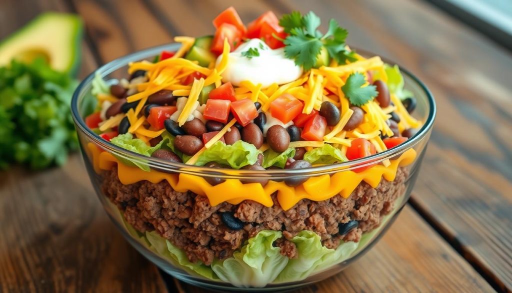 Seven Layer Taco Salad