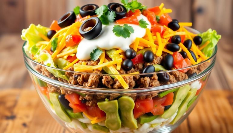 Seven Layer Taco Salad In 20 minutes! recipe