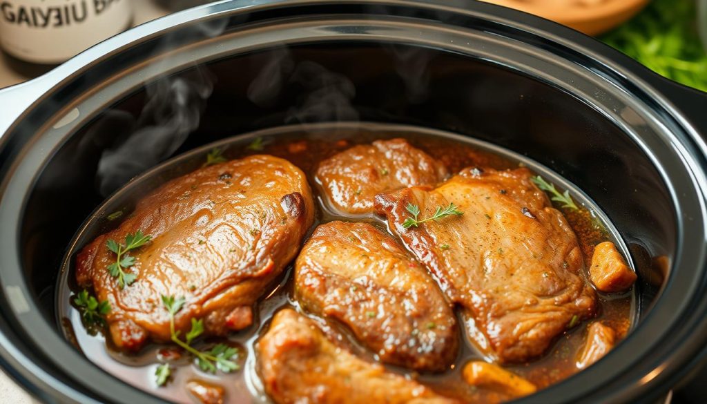 Slow Cooker Beef Ribs Cooking Technique