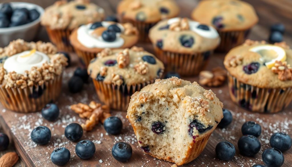 Sourdough Blueberry Muffin Variations