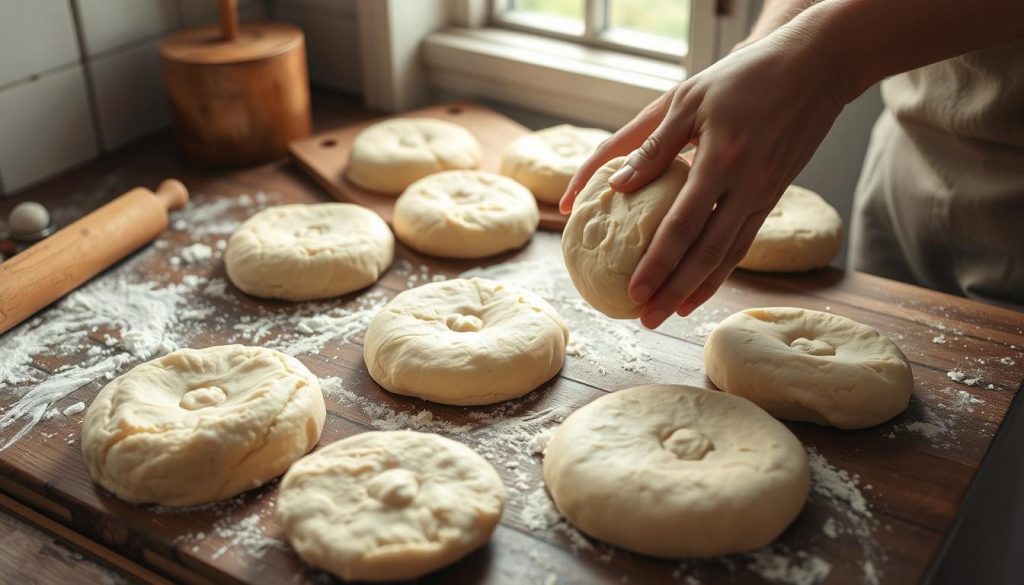 Sourdough Discard English Muffin Shaping Techniques