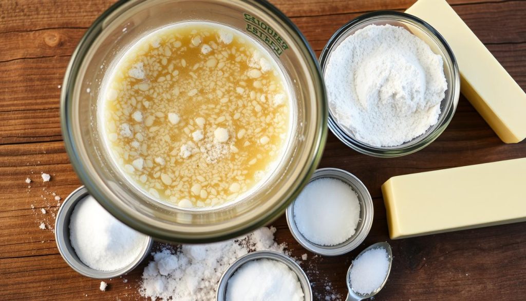 Sourdough Discard English Muffins Ingredients