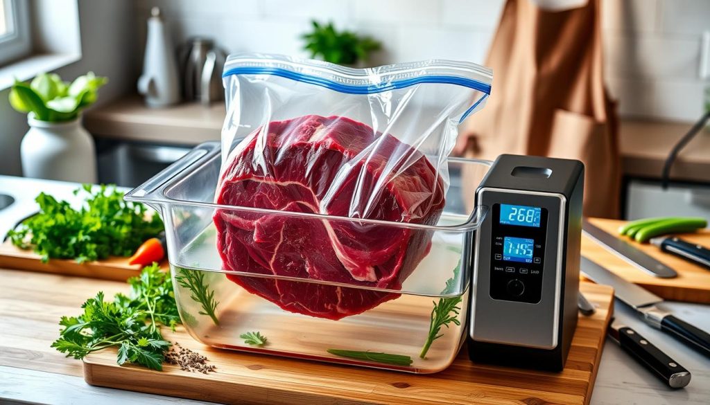 Sous Vide Prime Rib Cooking Process