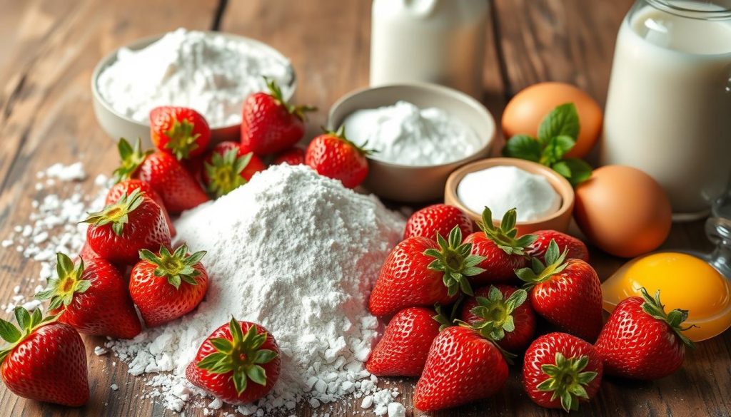 Strawberry Muffin Ingredients