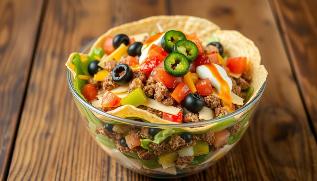 Taco Salad recipe with ground beef