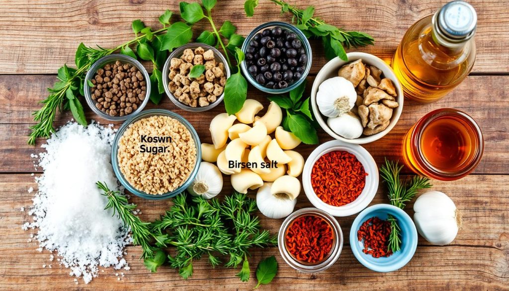 Texas Brisket Brine Ingredients