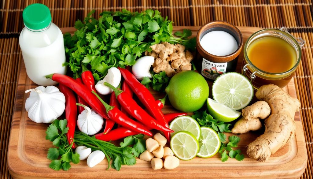 Thai pork tenderloin ingredients