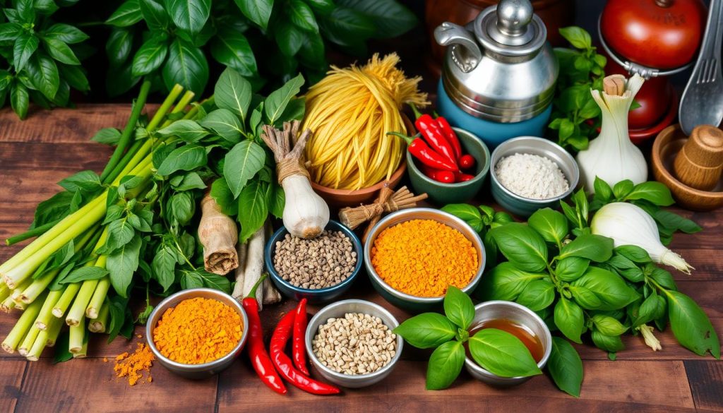 Thai spices and herbs