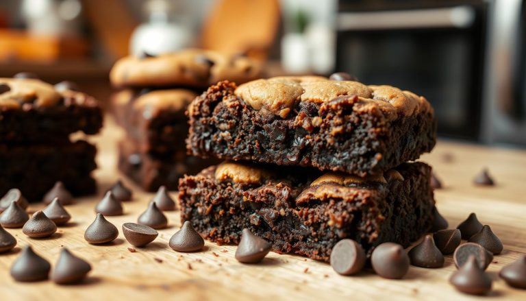 The Best Fudgy Chewy Browkies (Brookies) recipe