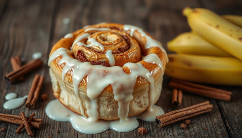 banana cinnamon rolls