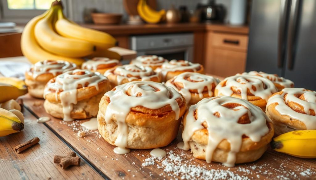 banana cinnamon rolls recipe