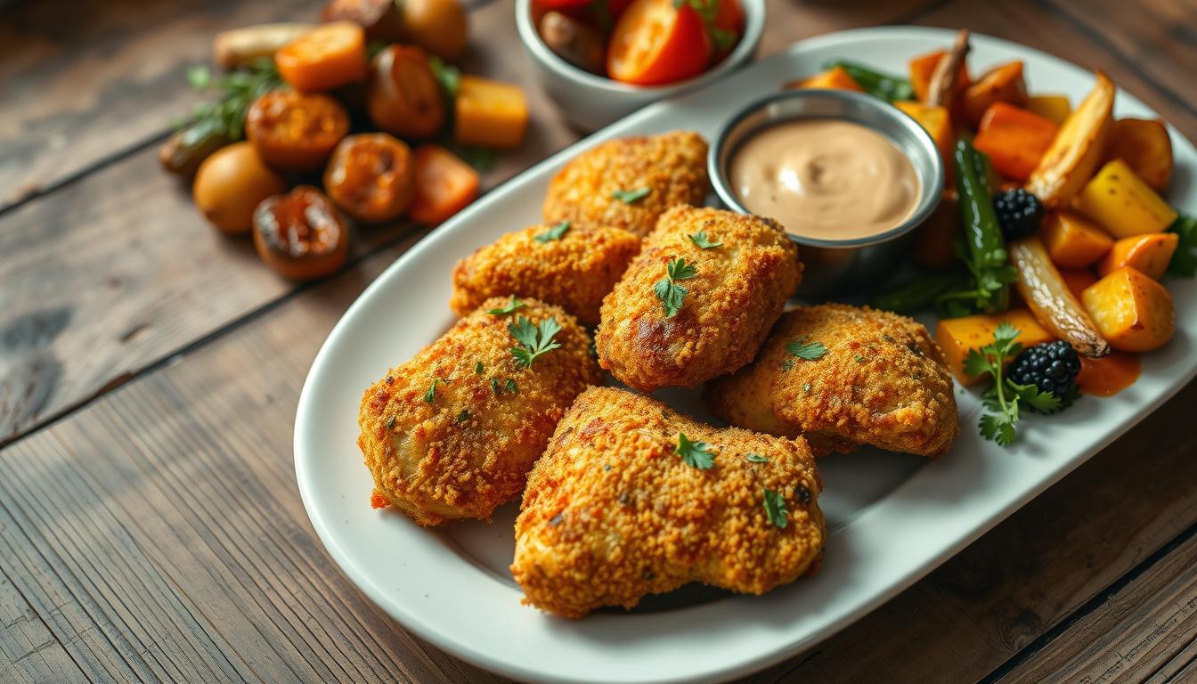 breaded chicken thighs recipe