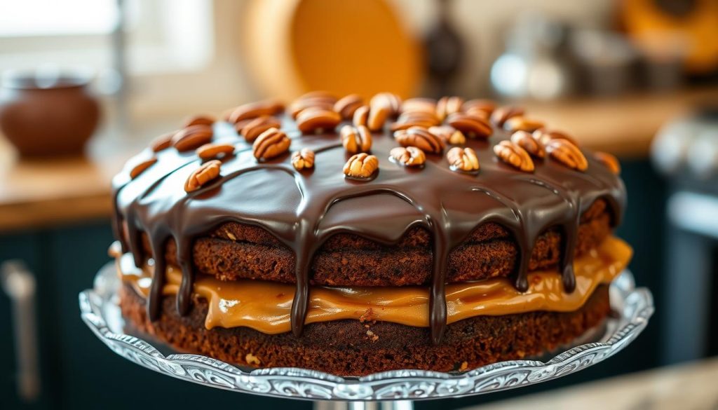 caramel chocolate cake