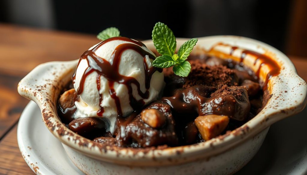 chocolate cobbler dessert