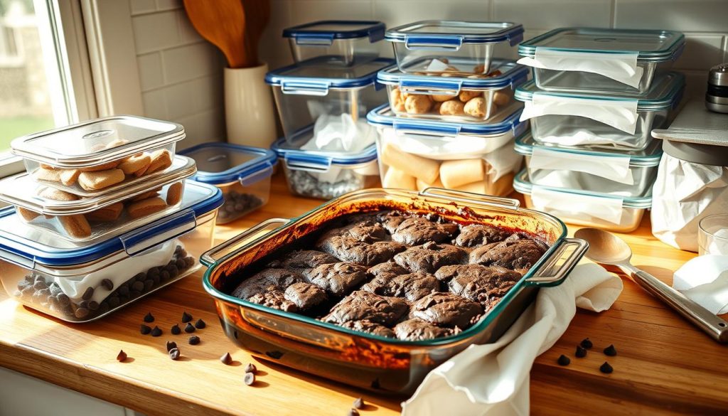 chocolate cobbler storage