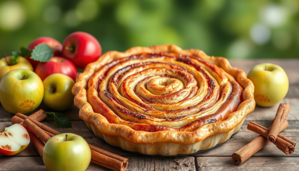 cinnamon roll apple pie health