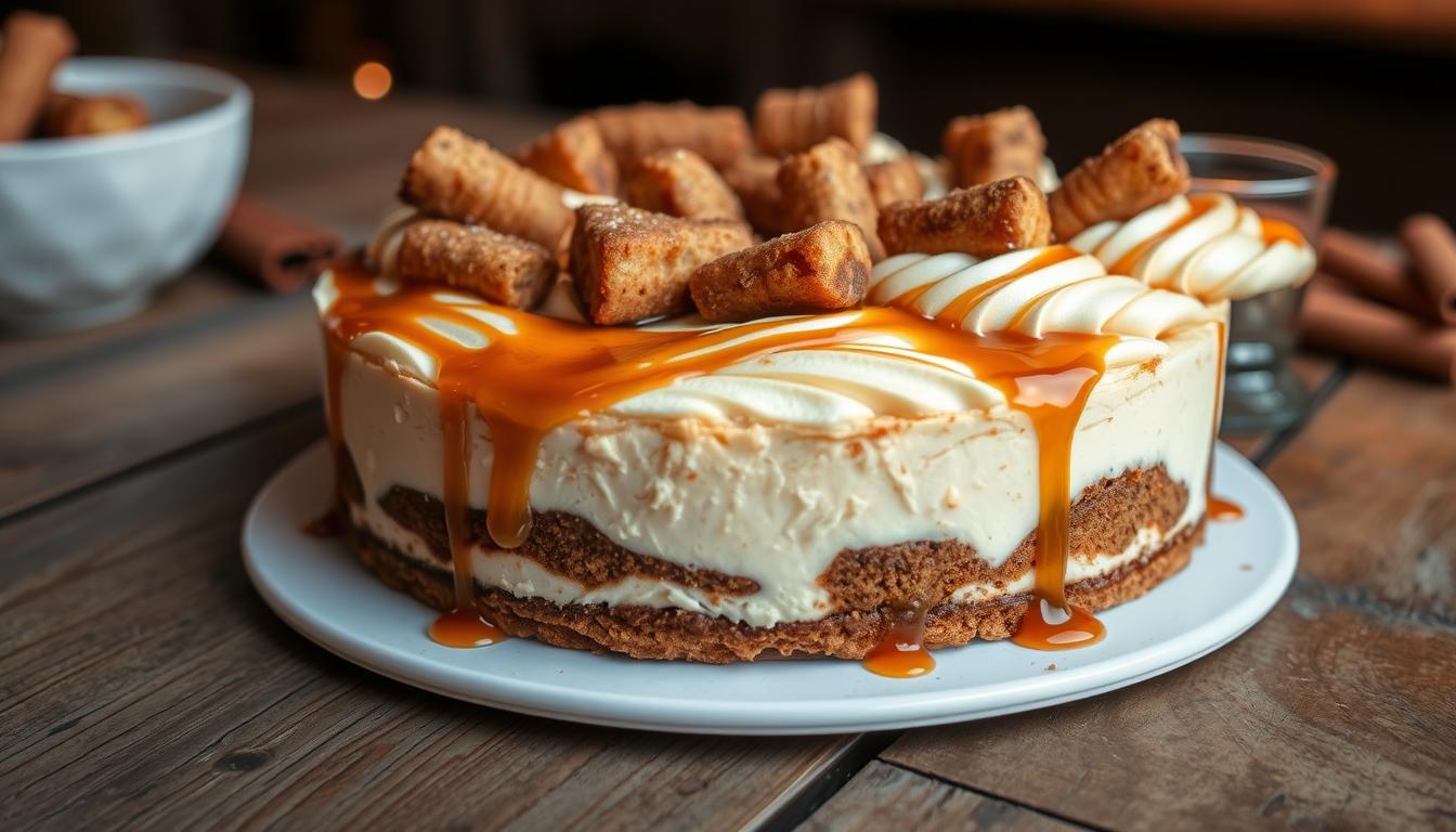 cinnamon roll cheesecake